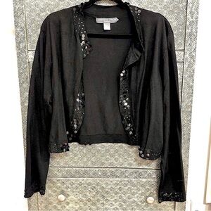 NWOT JOSEPHINE CHAUS Leightweight Sequined Sweater